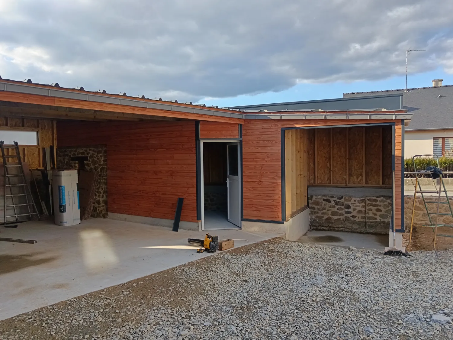 maison ossature bois martigne sur mayenne