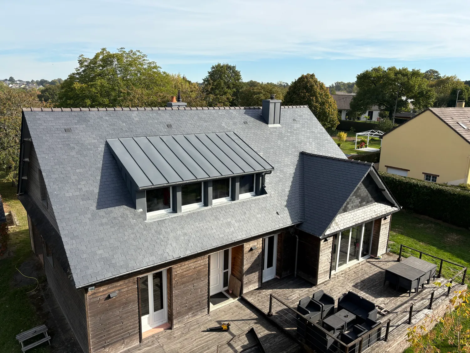 maison ossature bois saint pierre la cour